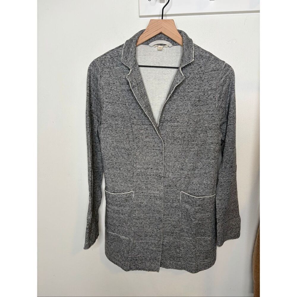 Eileen Fisher Organic Cotton Sweater Jacket